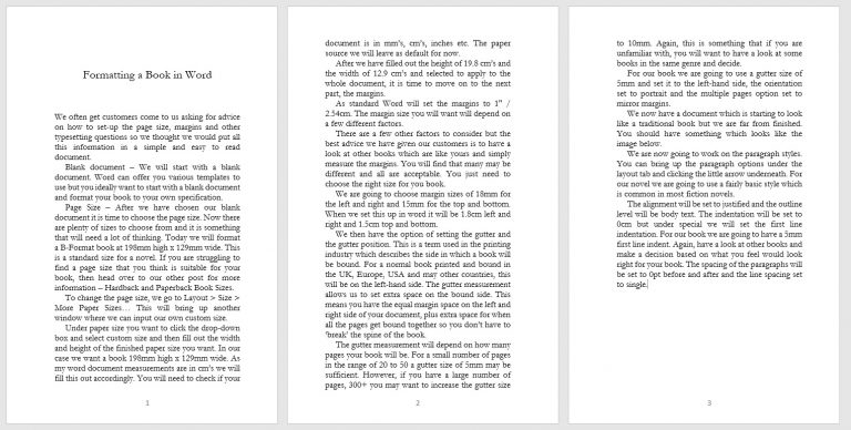 Formatting a Book in Microsoft Word - Book Formatting Tips
